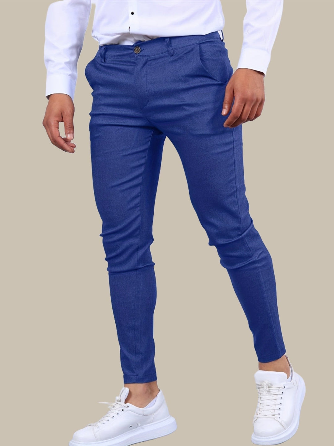 Pantalones skinny elasticizados de hombre