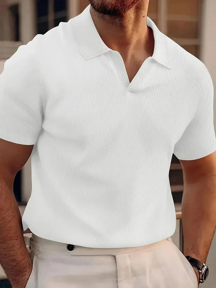 Polo de hombre casual sin botones