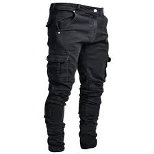 Premium stretch denim trousers for men