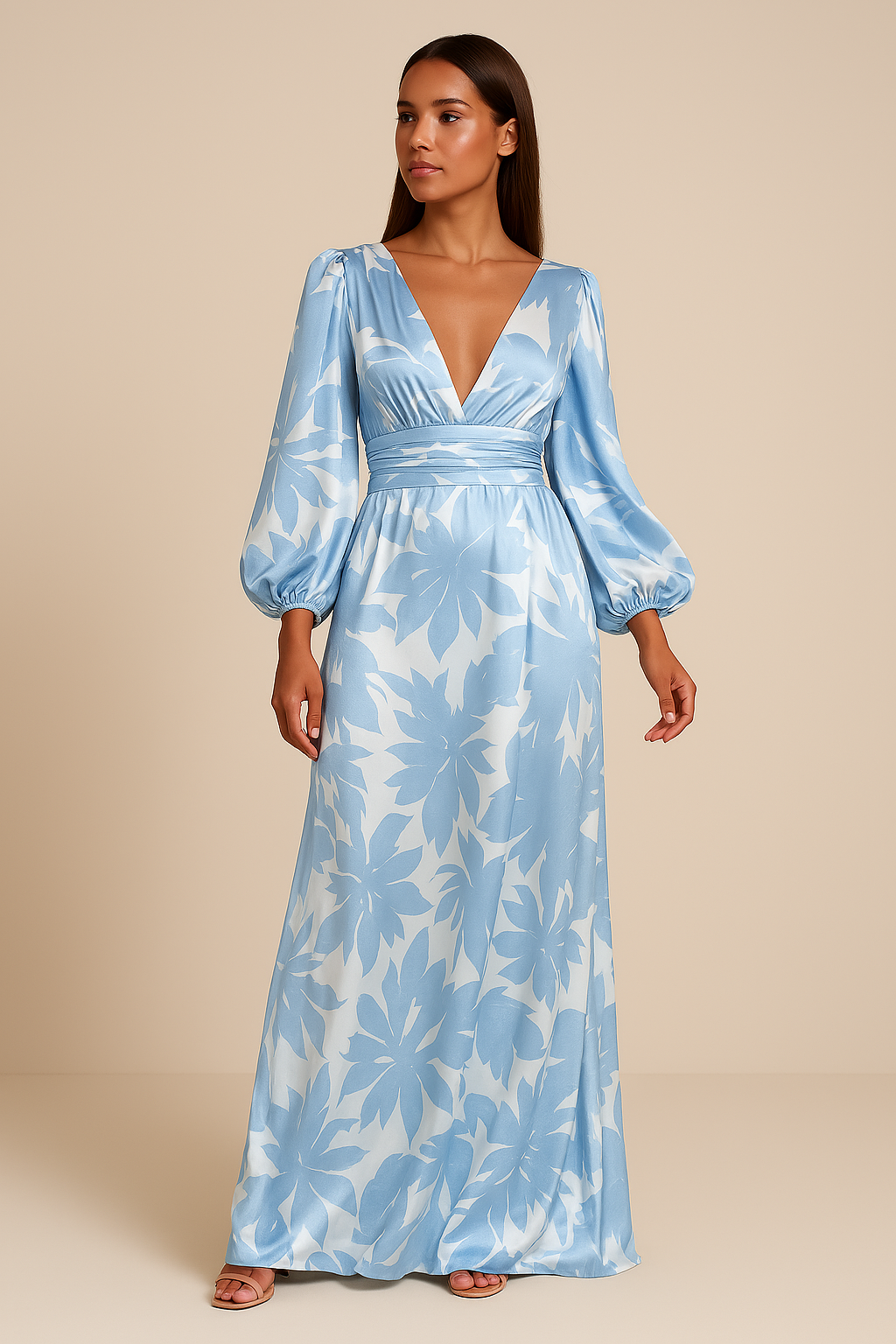 Vestido de moda en estilo europeo