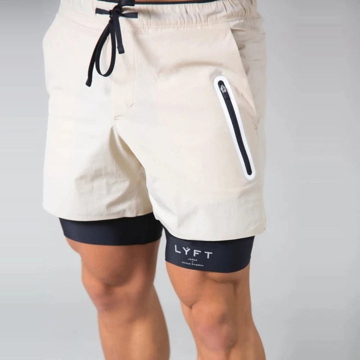 2-in-1 Pantaloni Sportivi e da Allenamento Uomo