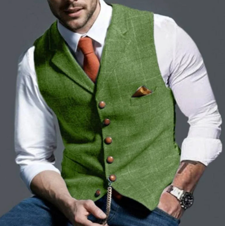 Gilet vintage classico da uomo
