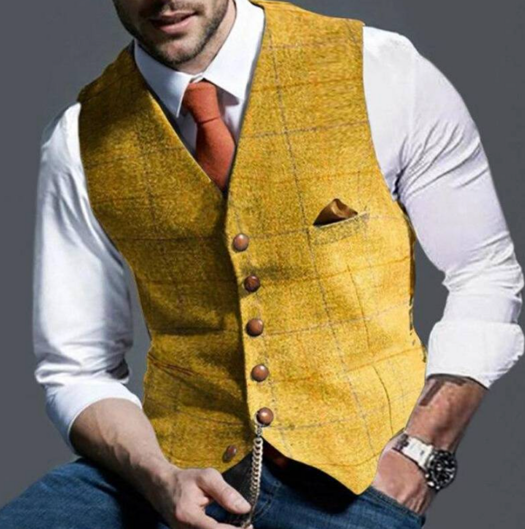 Gilet vintage classico da uomo