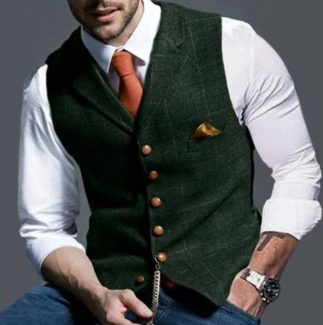 Gilet vintage classico da uomo