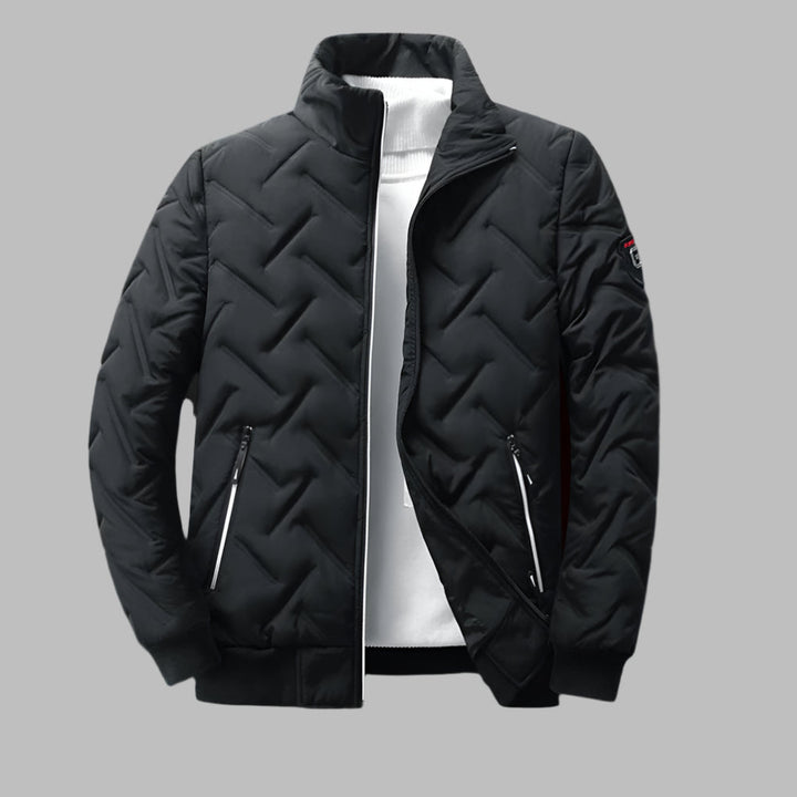 Men's full-zip windproof jacket