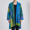 Cardigan Lungo Stampato Aperto