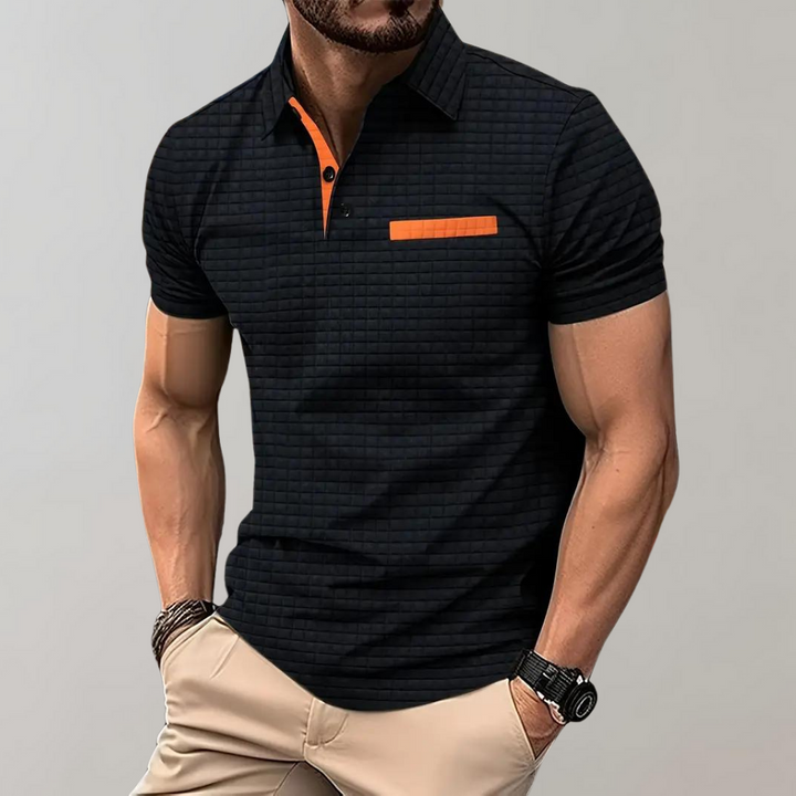 Men's slim fit shirt with collar