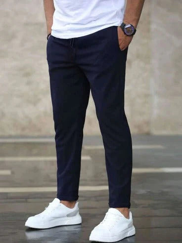 Modern stretch trousers for men