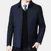 Giacca Autunnale Uomo con Zip e Collo Classico