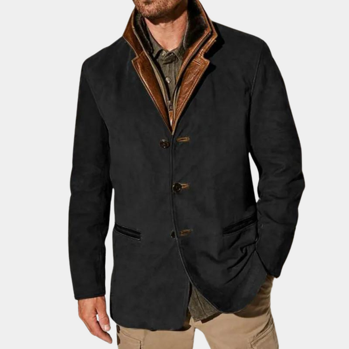 Elegant men's jacket for mid-season