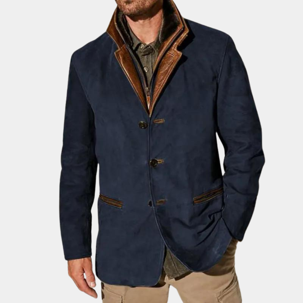 Elegant men's jacket for mid-season