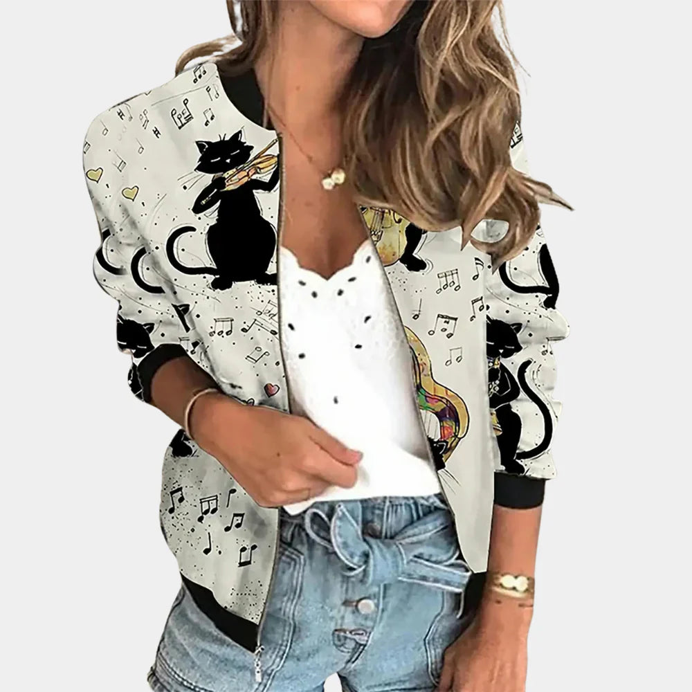 Trendy printed jacket