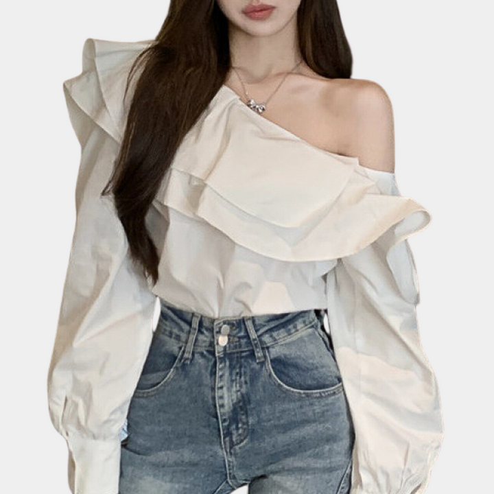 Off-shoulder blouse for women