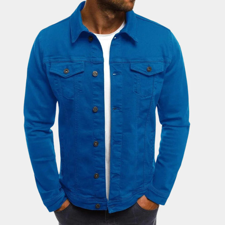 Giacca Denim Casual per Uomini