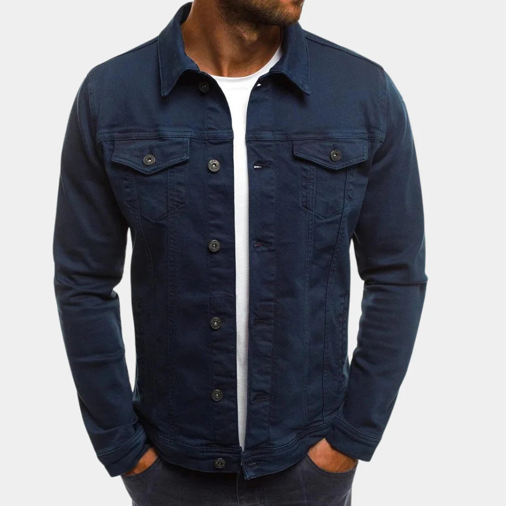 Giacca casual in denim da uomo: lo stile intramontabile incontra il comfort quotidiano