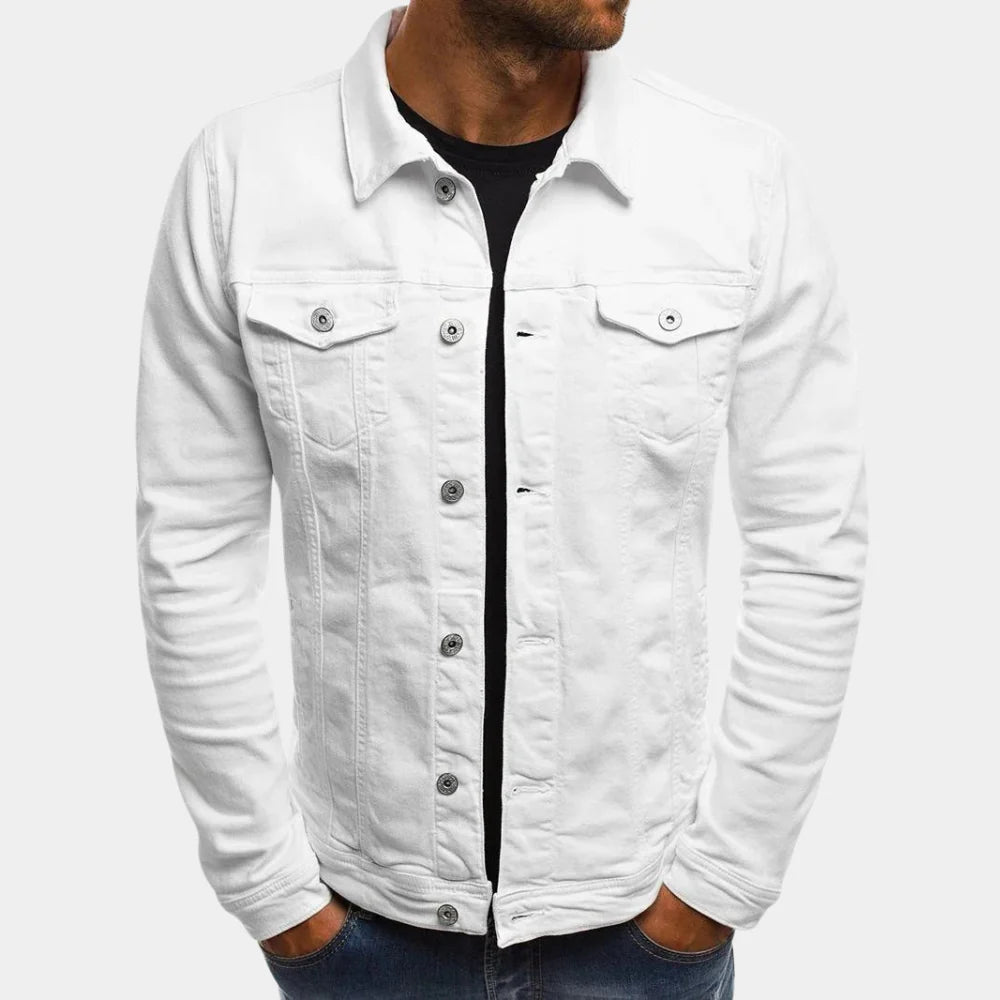 Giacca Denim Casual per Uomini