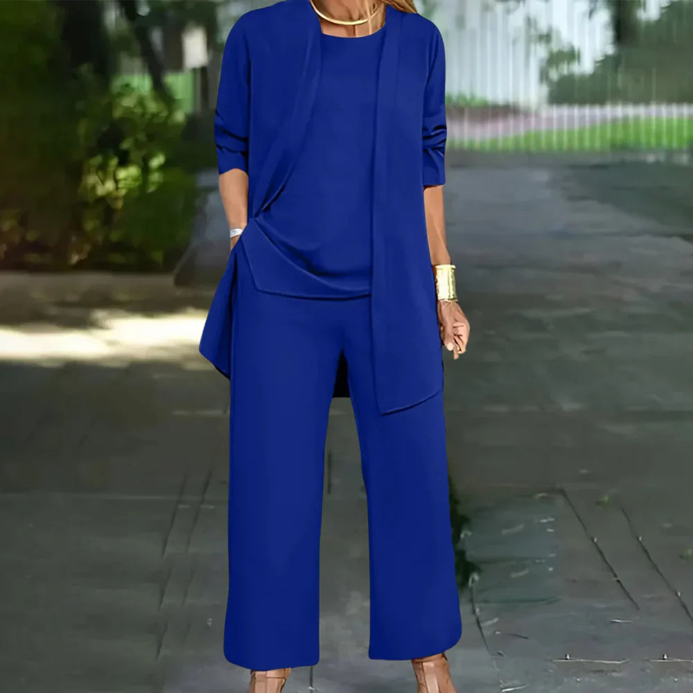 Elegant three-piece suit for women