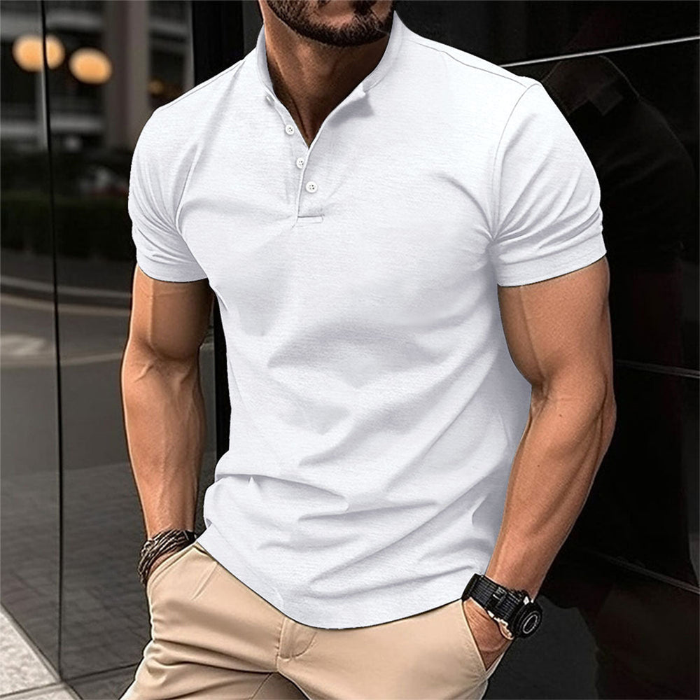 Set estivo da uomo a due pezzi (pantaloncini + polo)