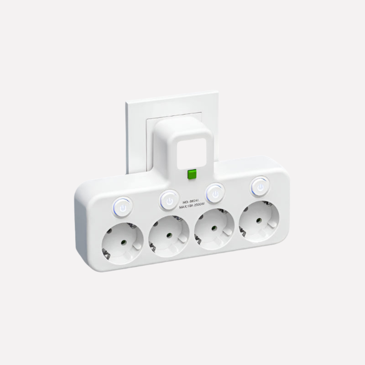Multipresa con porte USB e Type-C