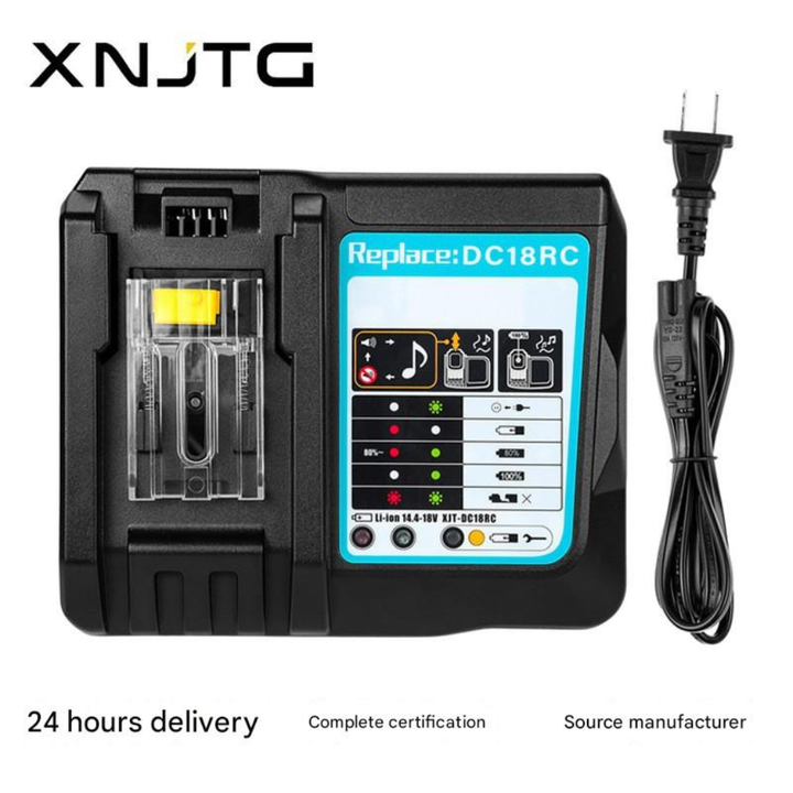 2 batterie di ricambio da 8,0 Ah e 18 V + caricabatteria