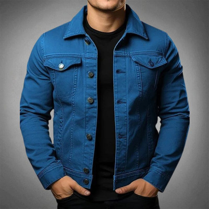 Classic men's denim jacket