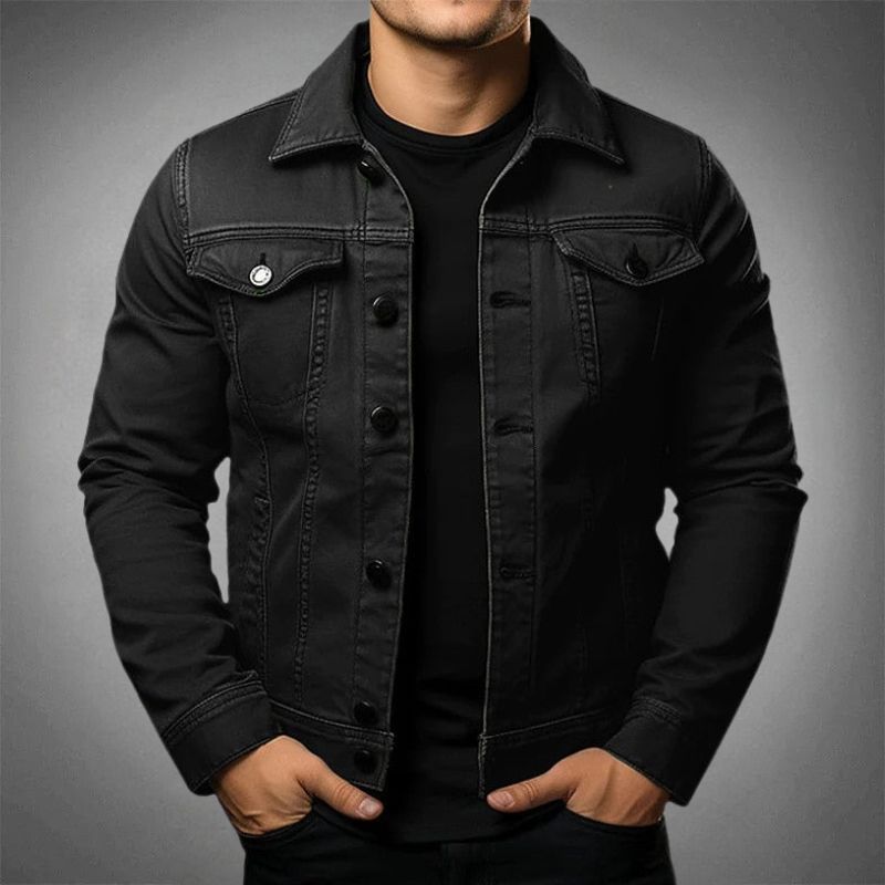 Classic men's denim jacket