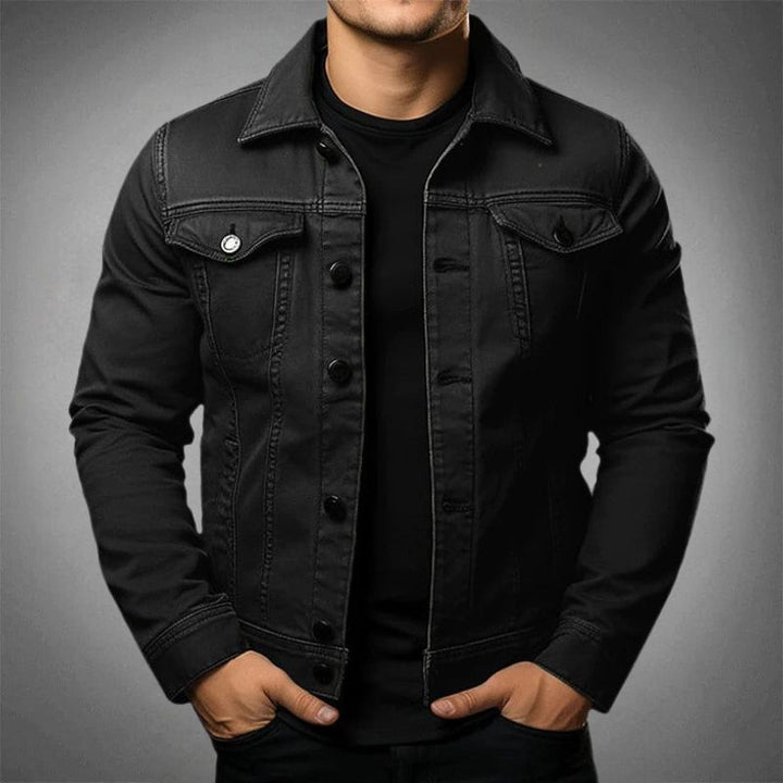 Classic men's denim jacket