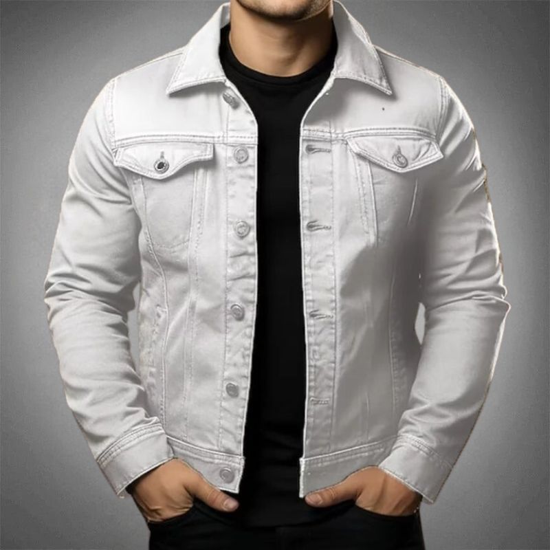 Classic men's denim jacket