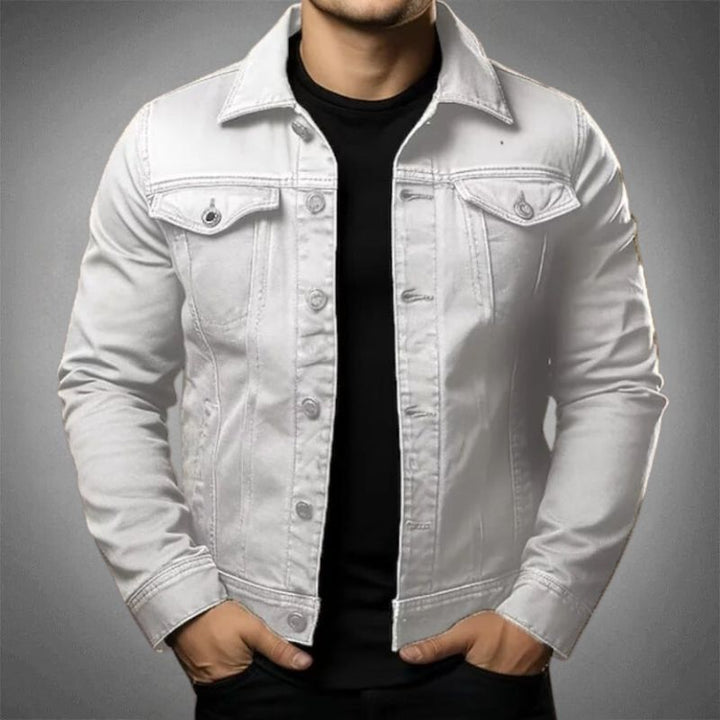 Classic men's denim jacket