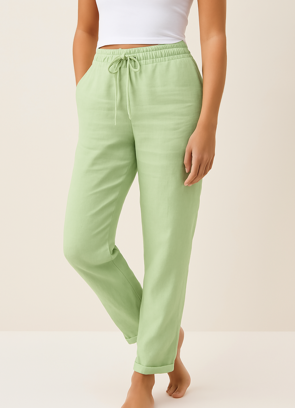 Linnea - Pantaloni in Lino per Donna