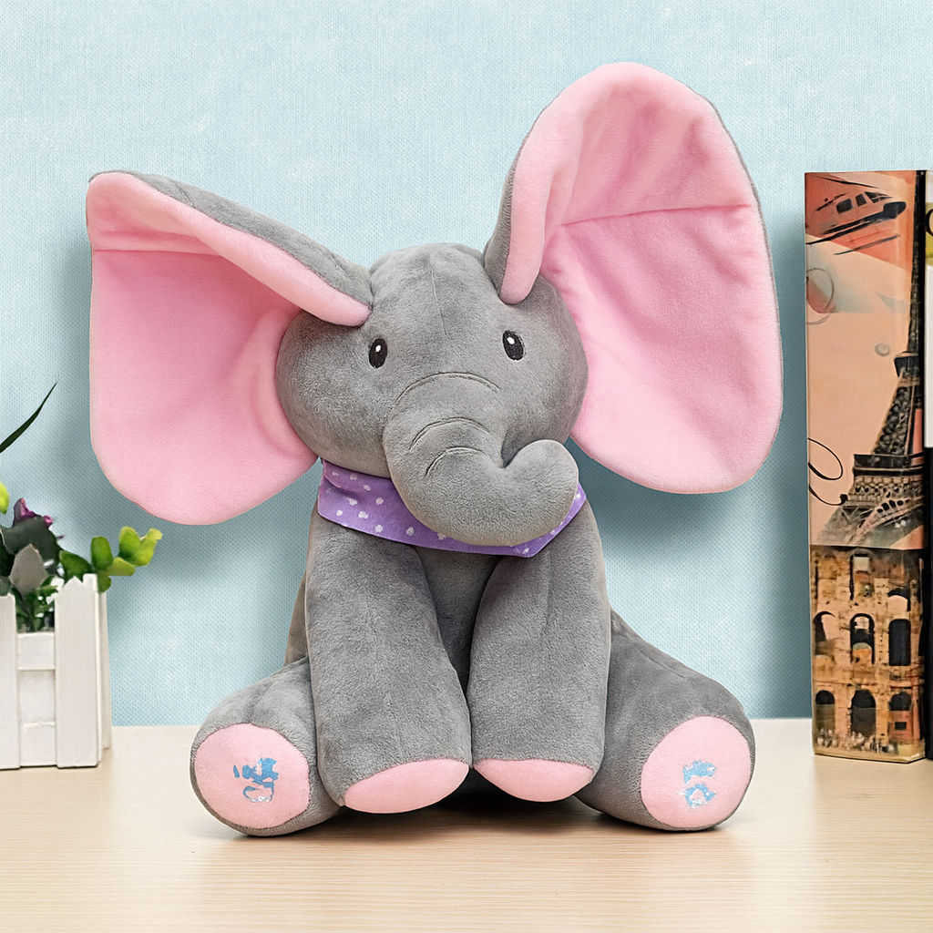 Peluche elefante a forma di cucù