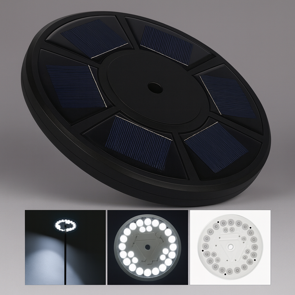 Luz solar para pennone