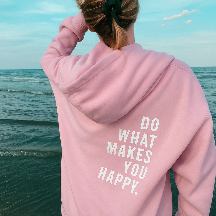 Felpa con capucha estampada y acogedora