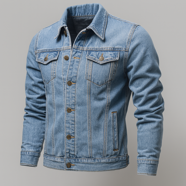 Men's denim trucker jacket