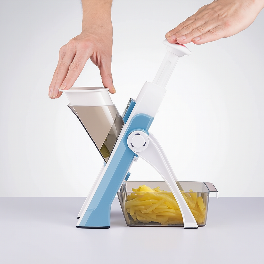 Vegetable Slicer and Grater in Stainless Steel