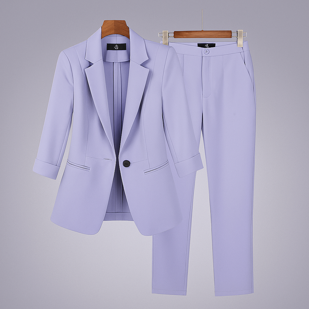 Completo Formale da Donna con Blazer e Pantaloni