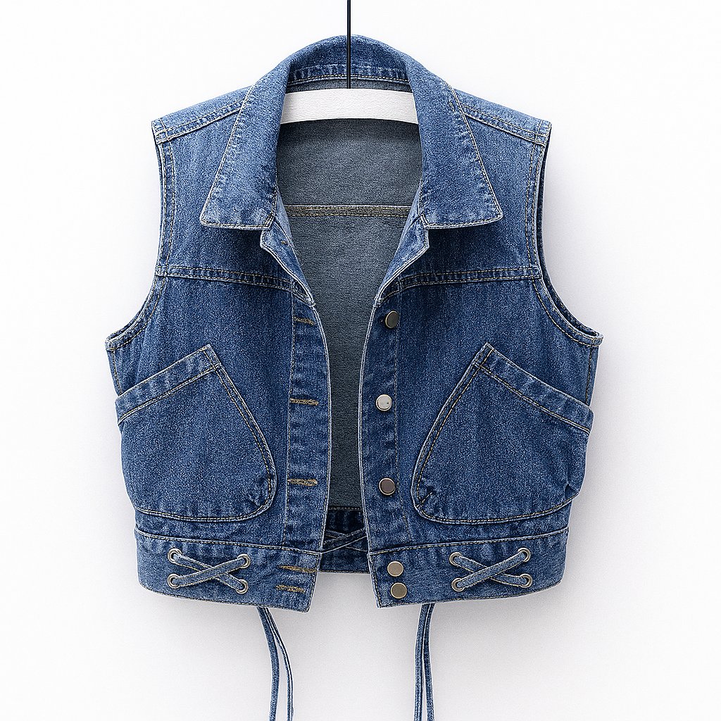 Smanicato Donna Leggero in Denim