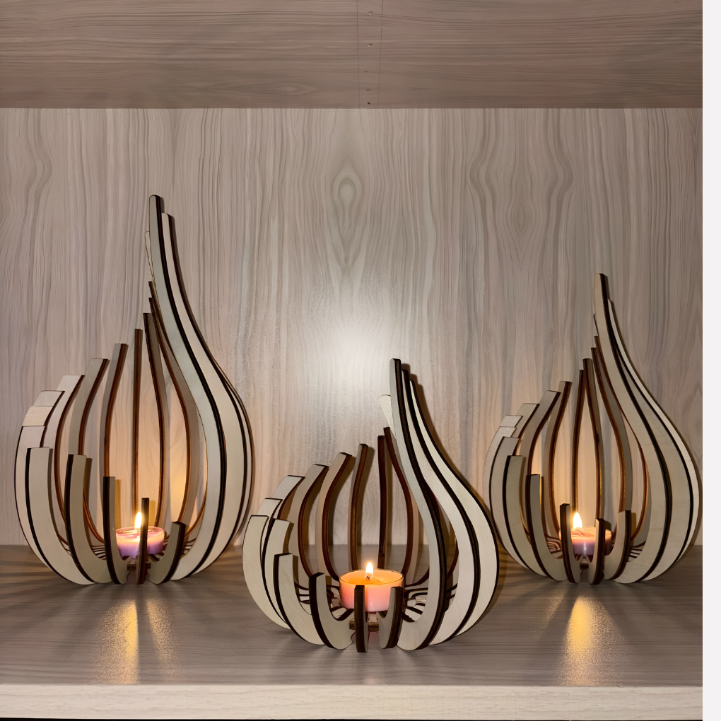 Modern and elegant candle holder, minimalist