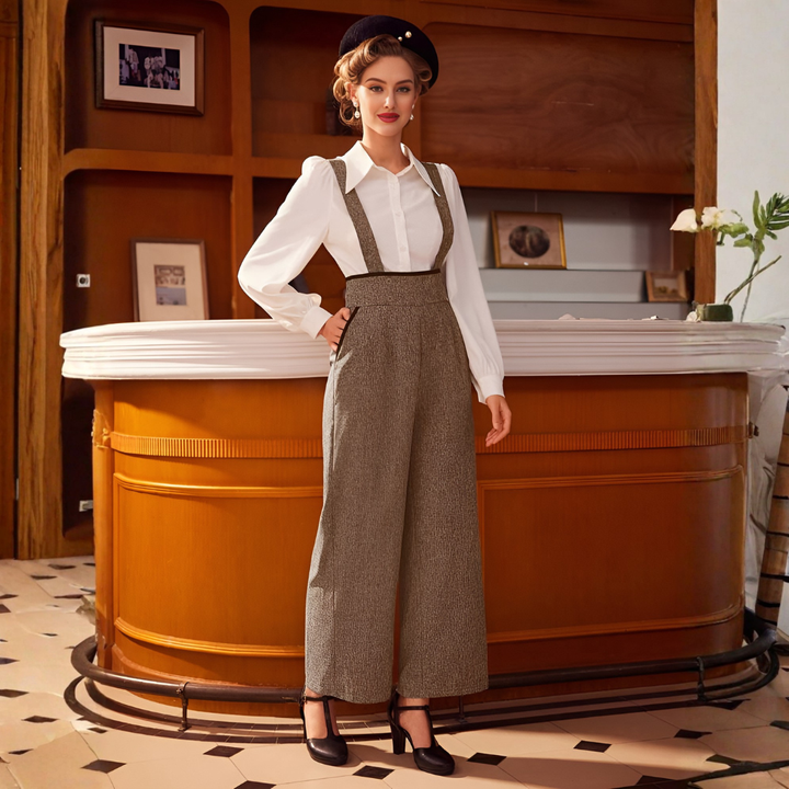 Tuta da donna in stile vintage