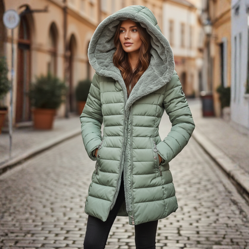 Women's Winter Jacket with Hood