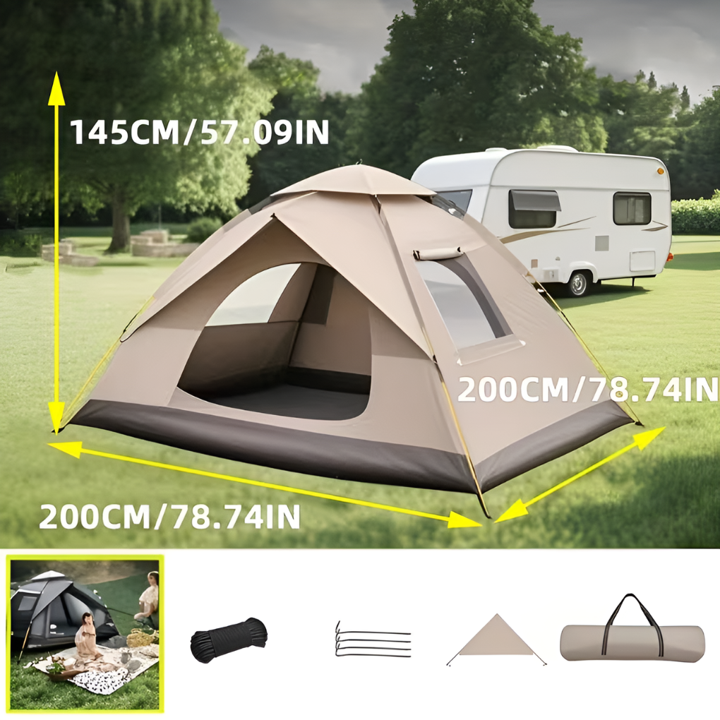 Tenda da campeggio automatica a montaggio rapido per esterni