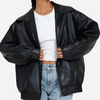 Oversized Bomber Jacket for Women