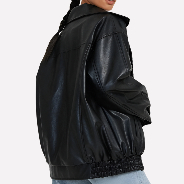 Oversized Bomber Jacket for Women