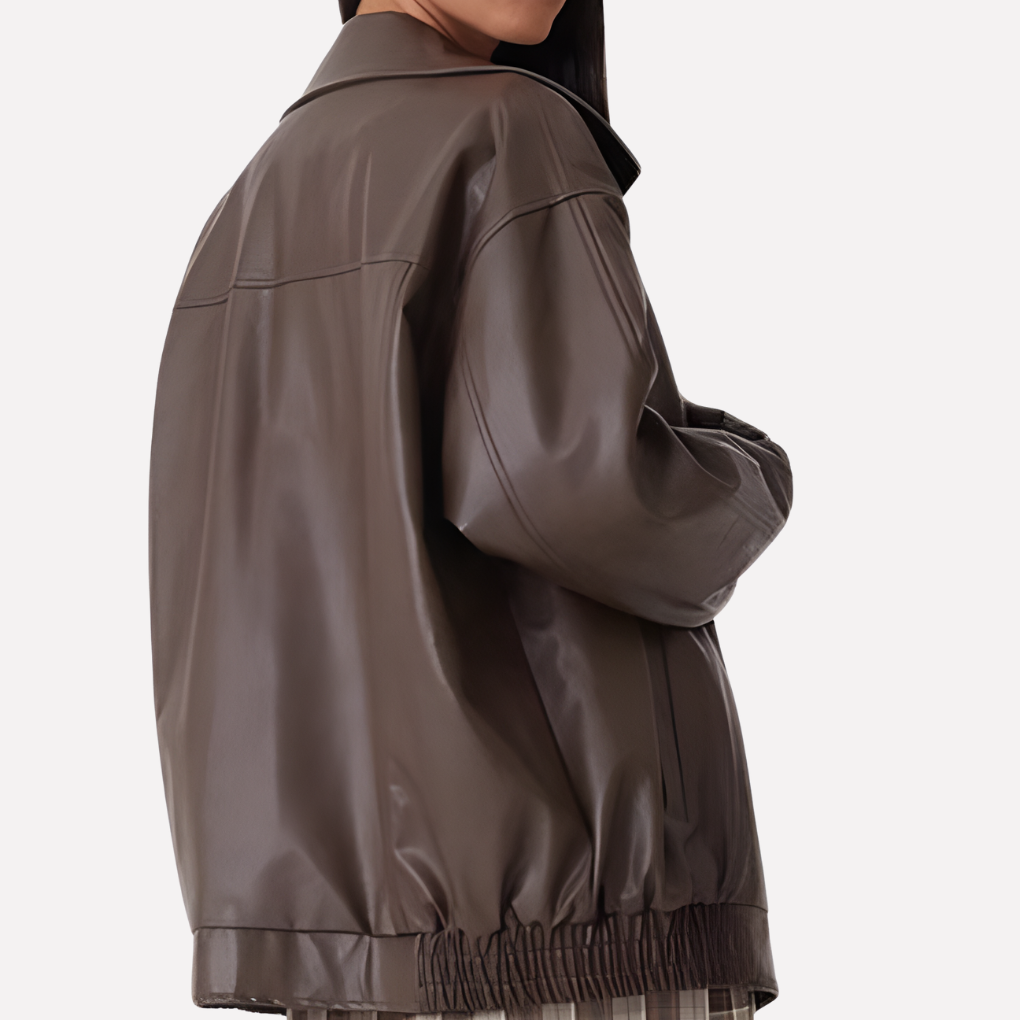 Oversized Bomber Jacket for Women