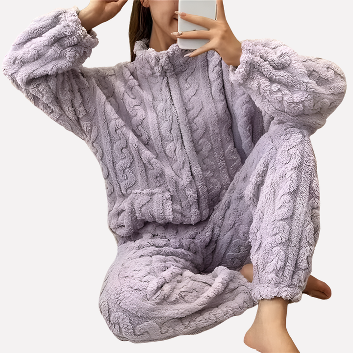 Set di Pigiama in Pile da Donna