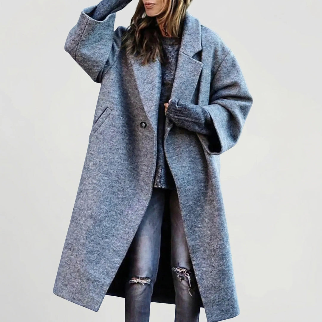 Chromacoat - Cappotto lungo a quadri color block