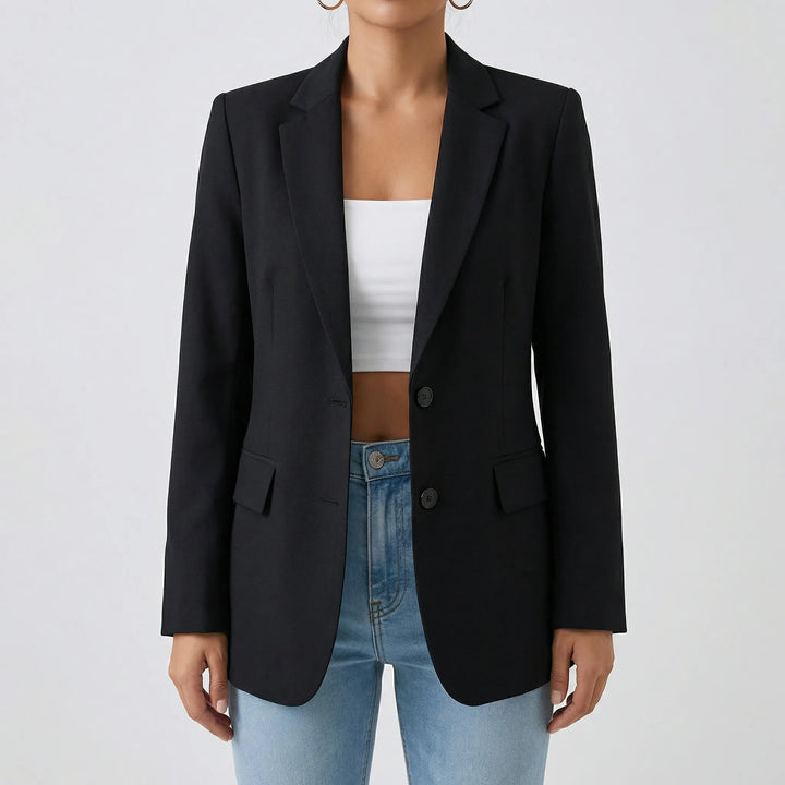 Claireux - Blazer da donna strutturato con un solo bottone