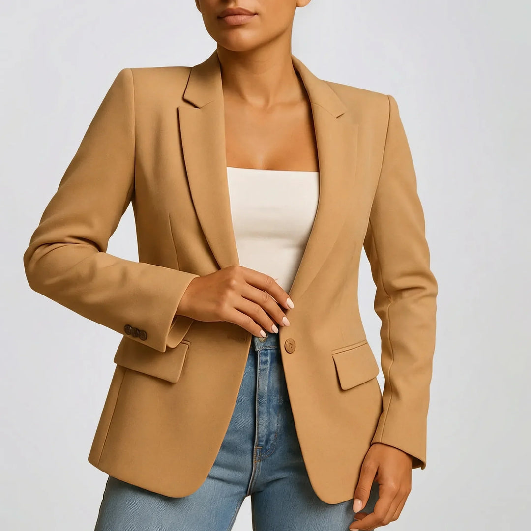 Claireux - Blazer da donna strutturato con un solo bottone