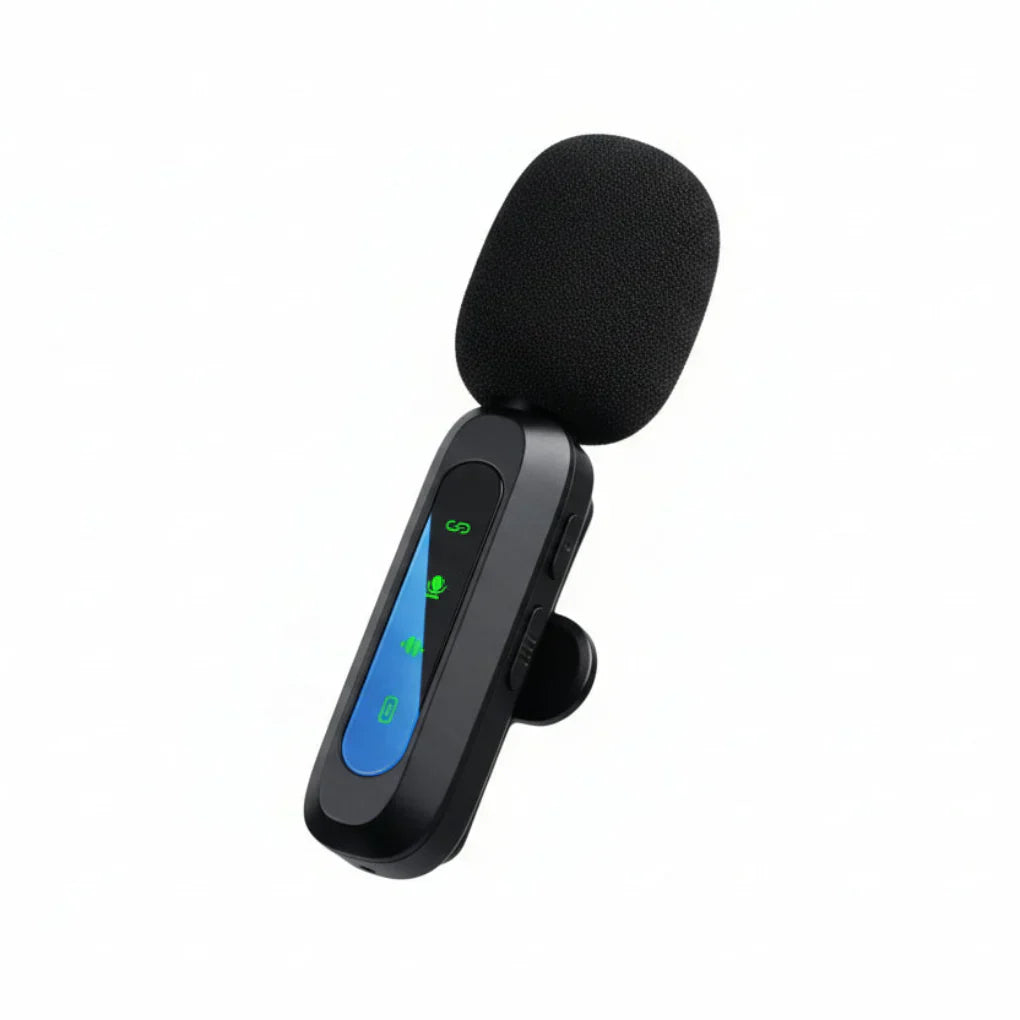 Claravox - Microfono lavalier compatto wireless con clip