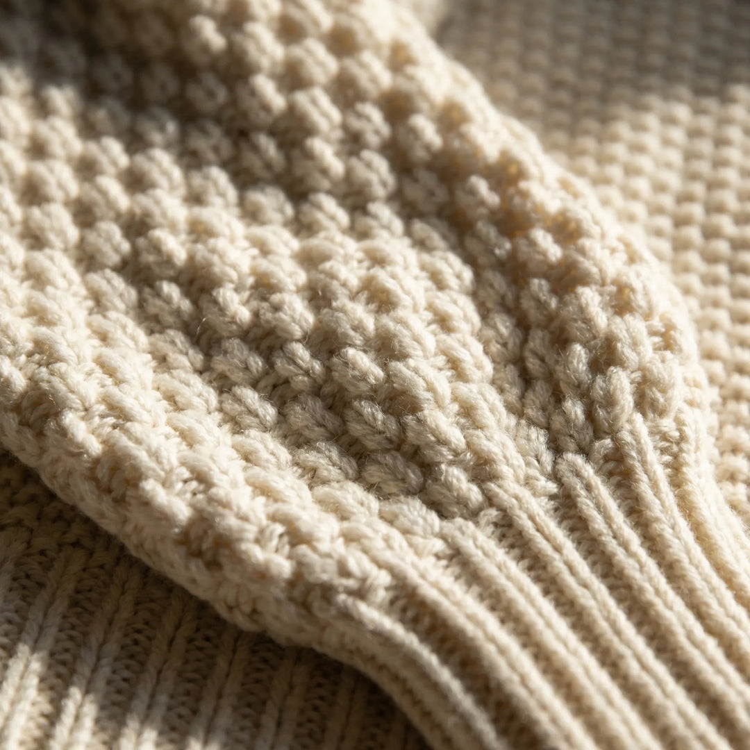 Cozlette - Pullover a girocollo in maglia morbida
